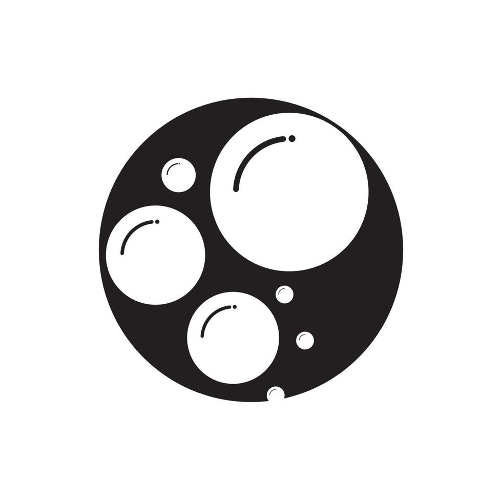 Bubble  icon vector