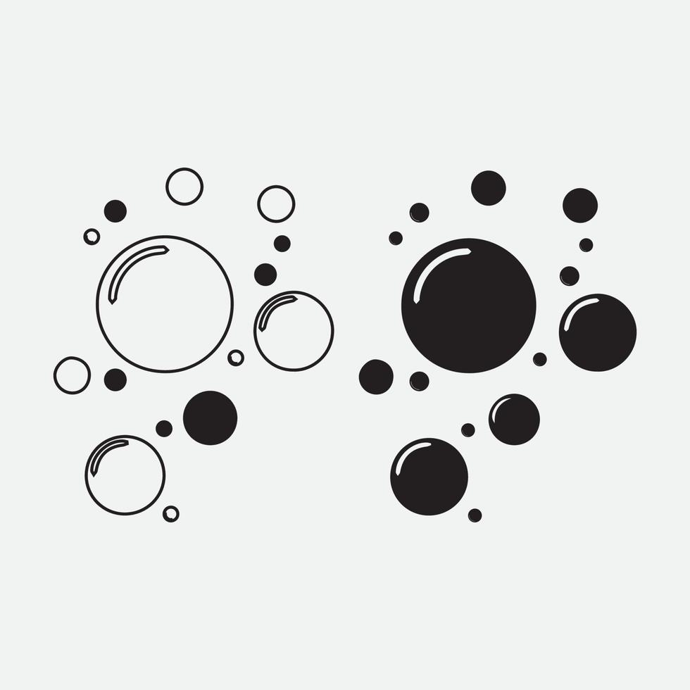 Bubble  icon vector