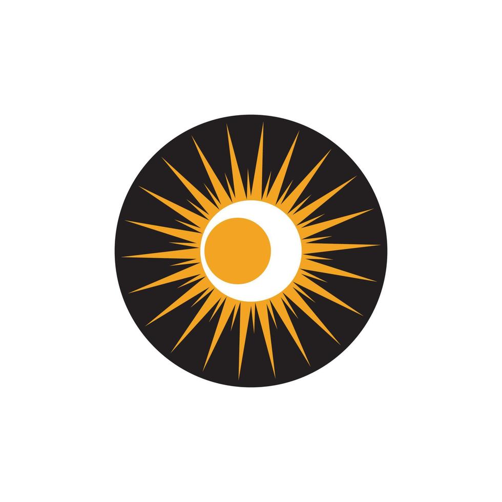 Sun Vector illustration Icon Logo Template design