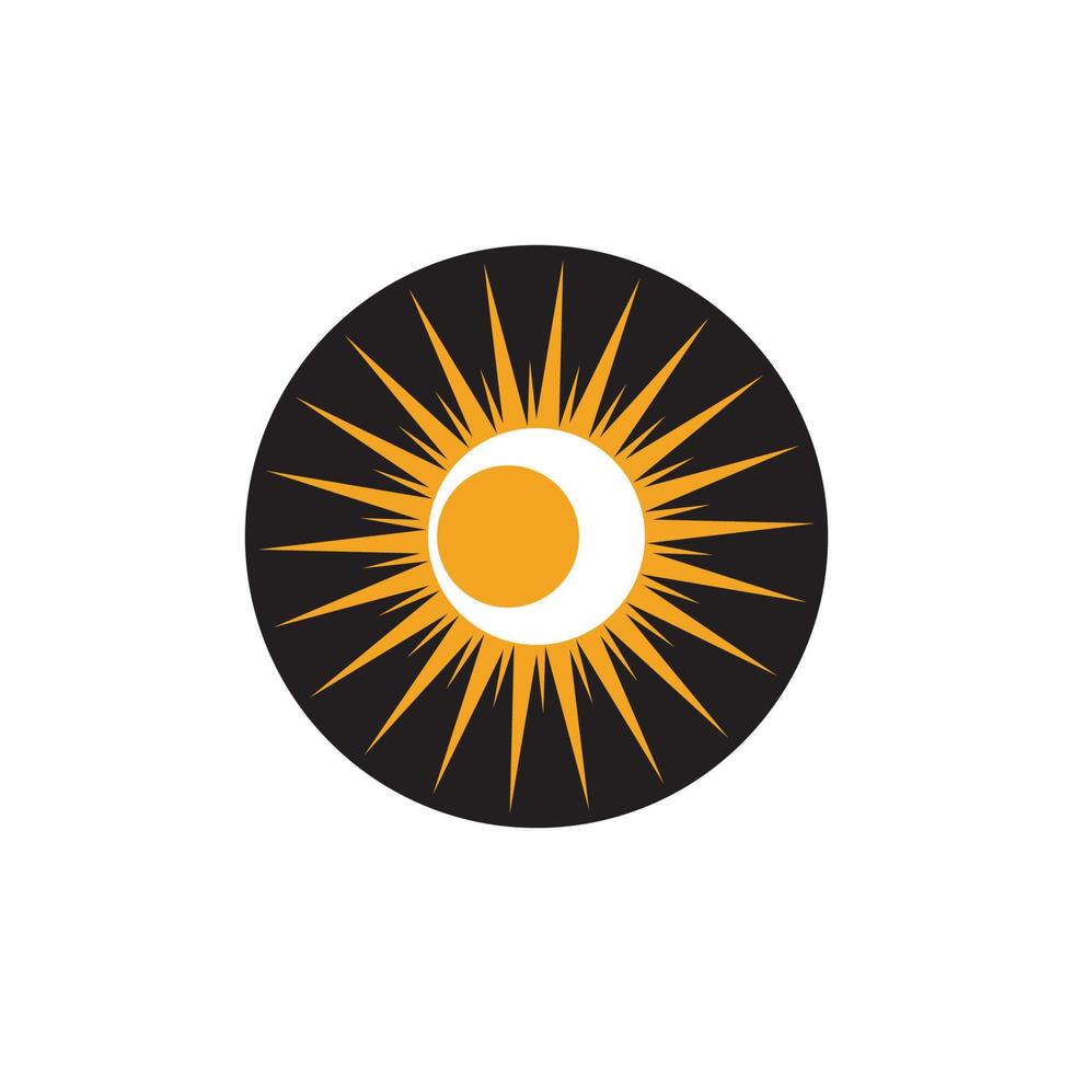 Sun Vector illustration Icon Logo Template design