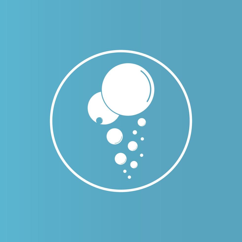 Bubble  icon vector