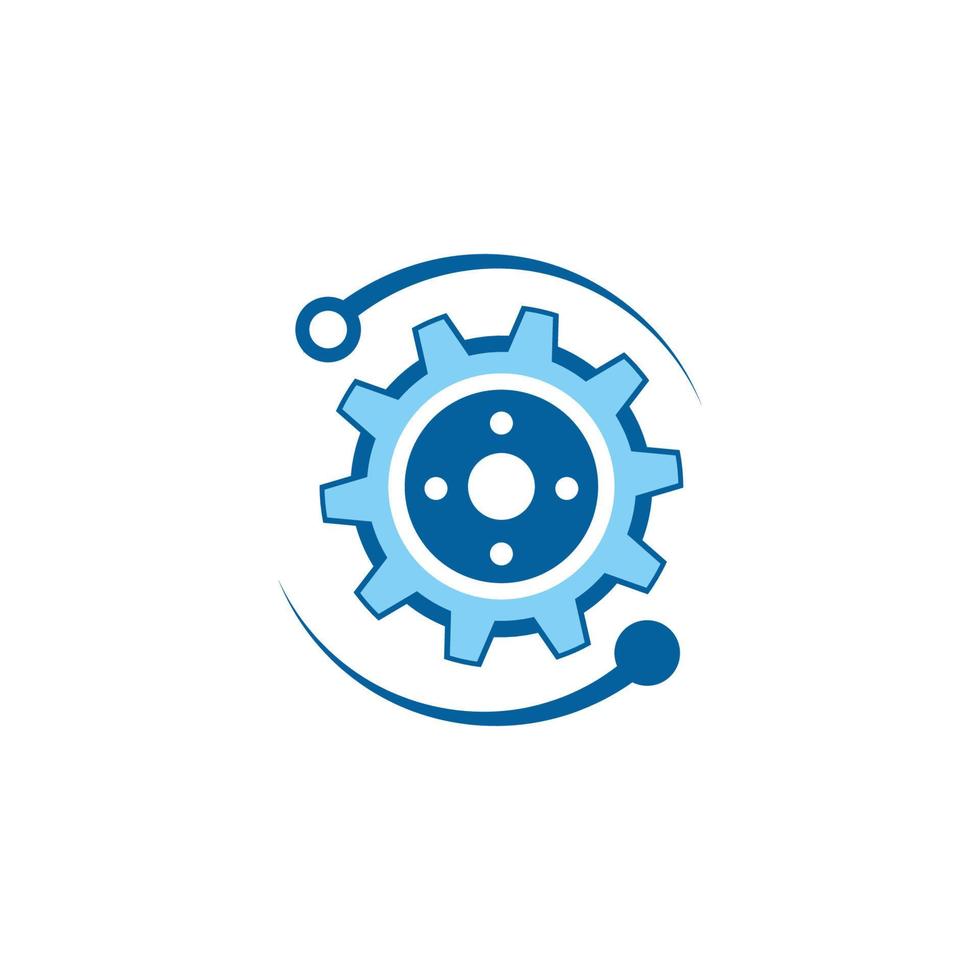 Gear Logo Template vector icon illustration design