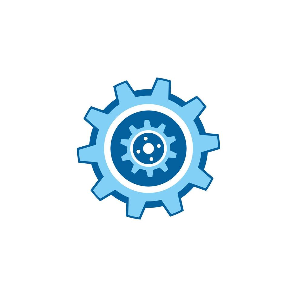 Gear Logo Template vector icon illustration design