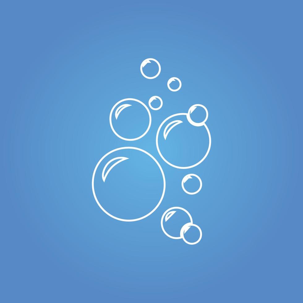 Bubble  icon vector