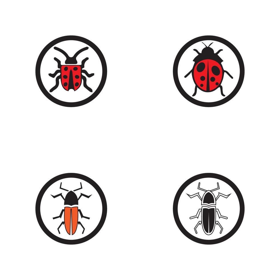 bug vector illustration icon design template