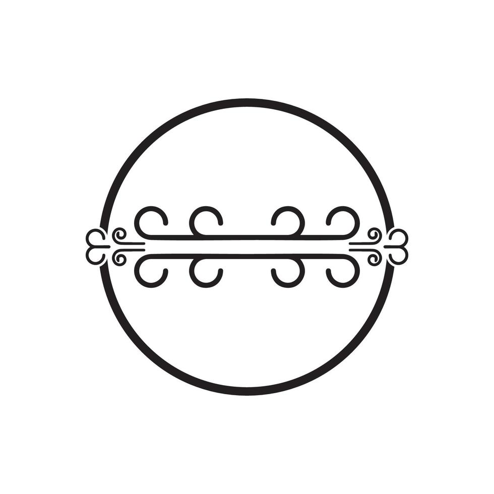 Wind vector icon design illustration template
