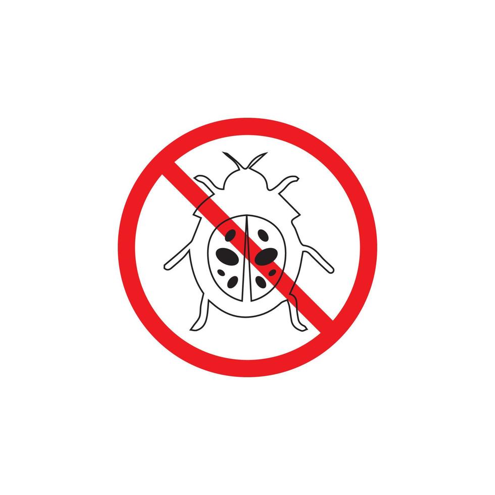 bug vector illustration icon design template