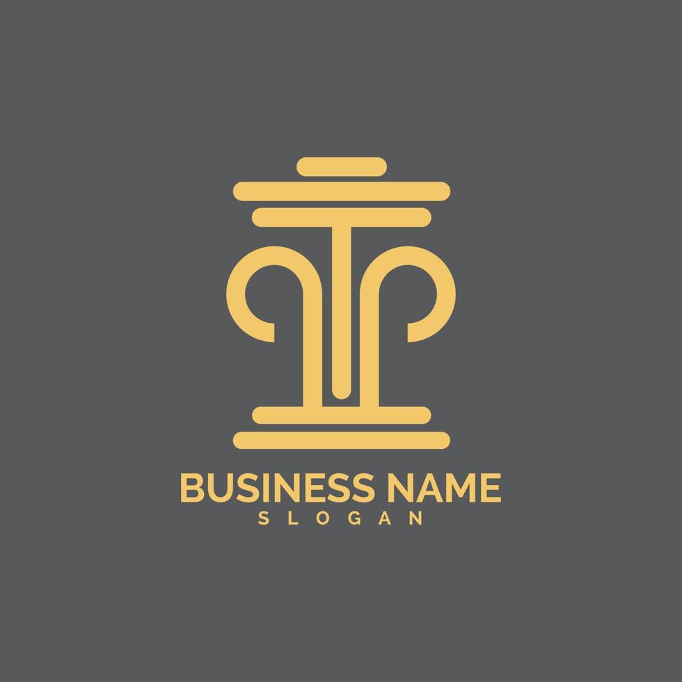pillar Logo vector Template illustration design