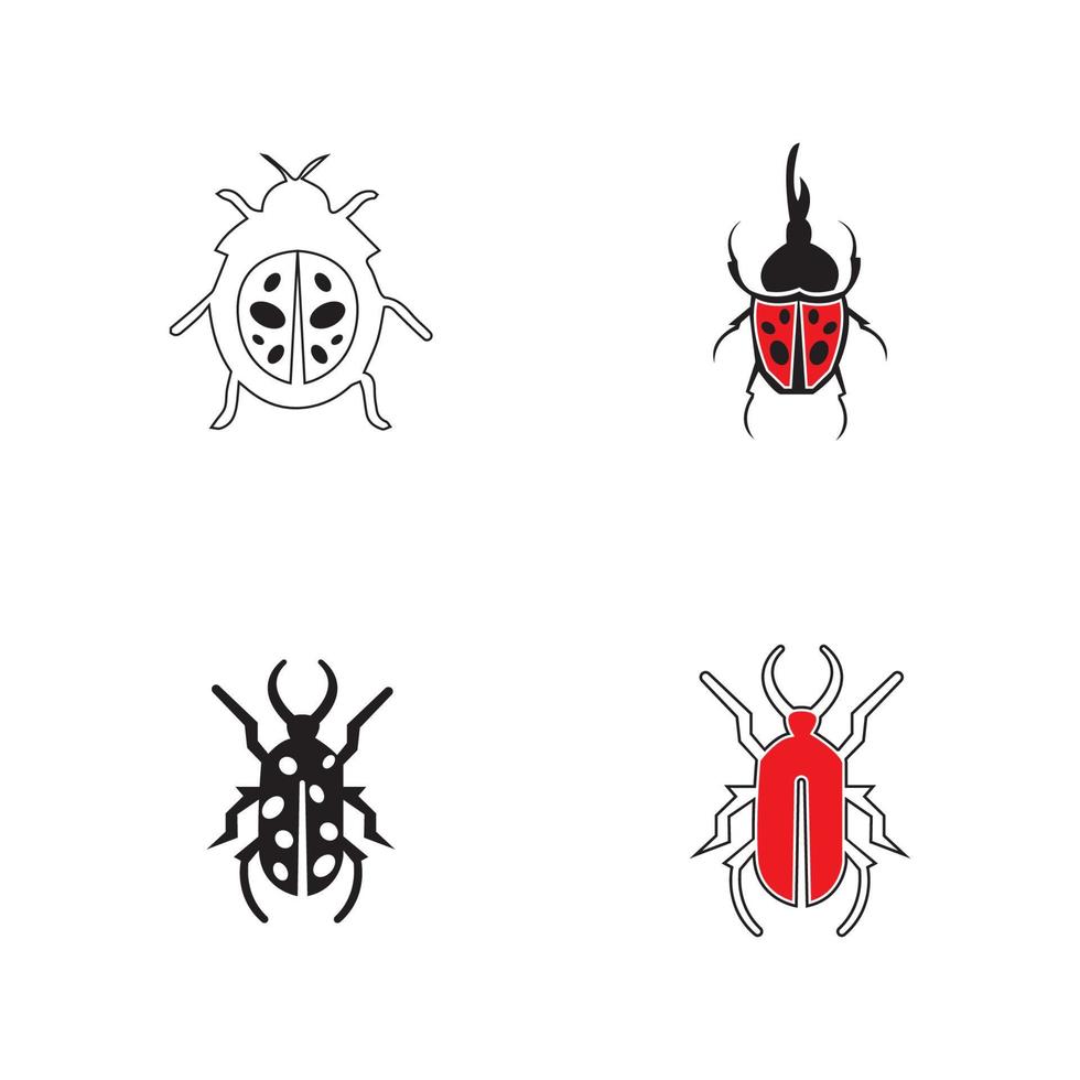 bug vector illustration icon design template