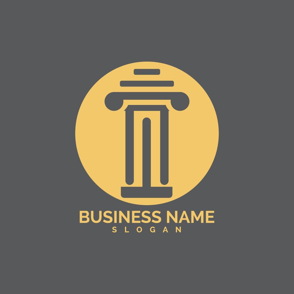 pillar Logo vector Template illustration design
