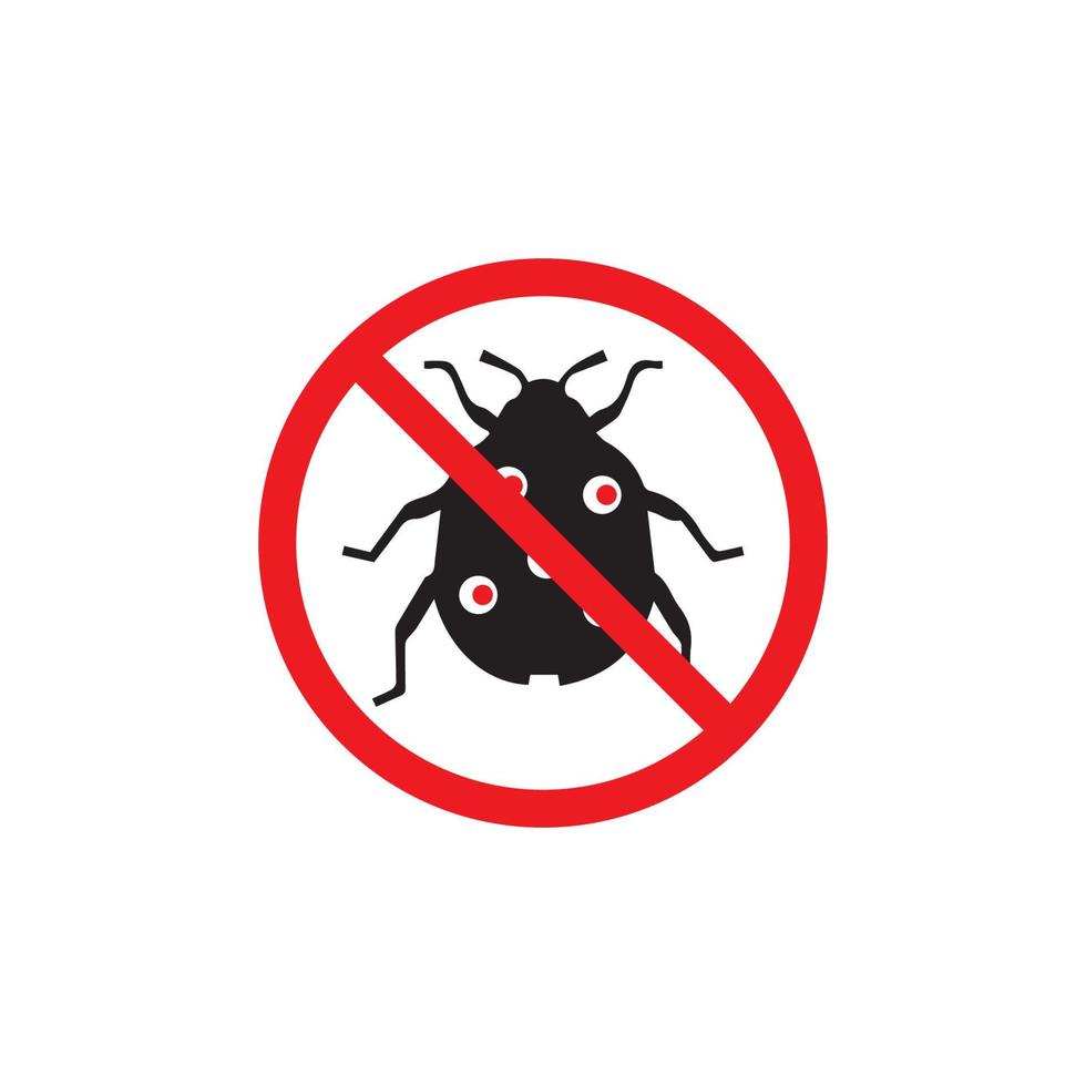 bug vector illustration icon design template