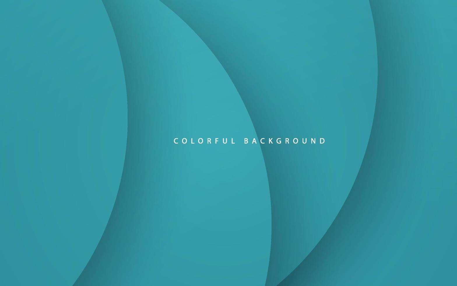 Abstract paper cyan color background vector