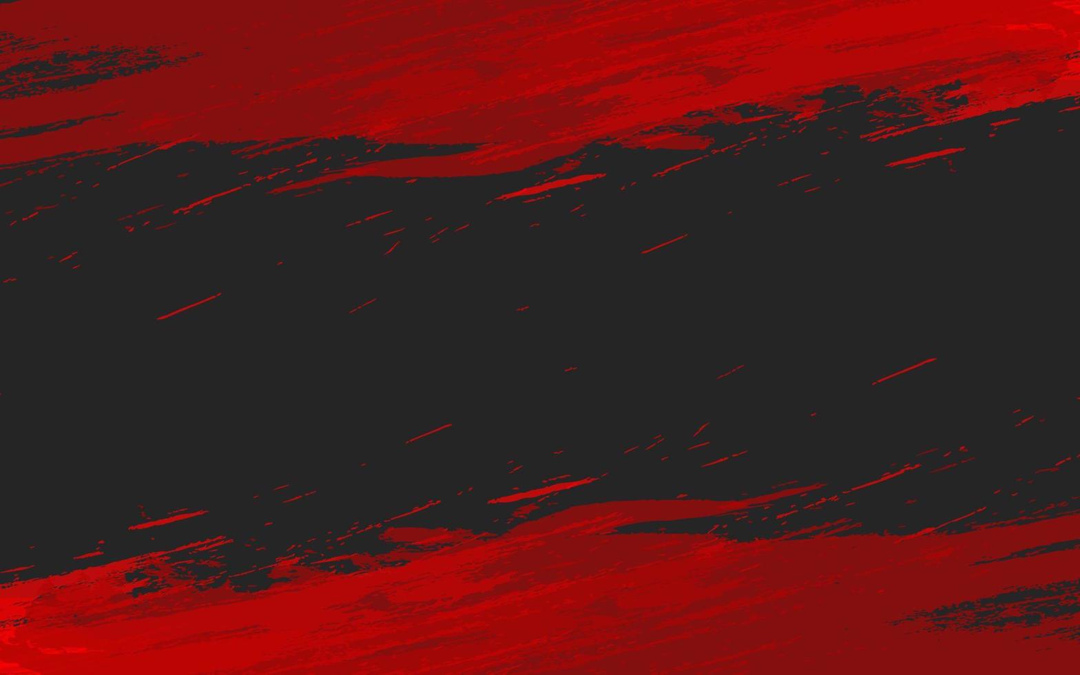 Abstract grunge texture black red color vector