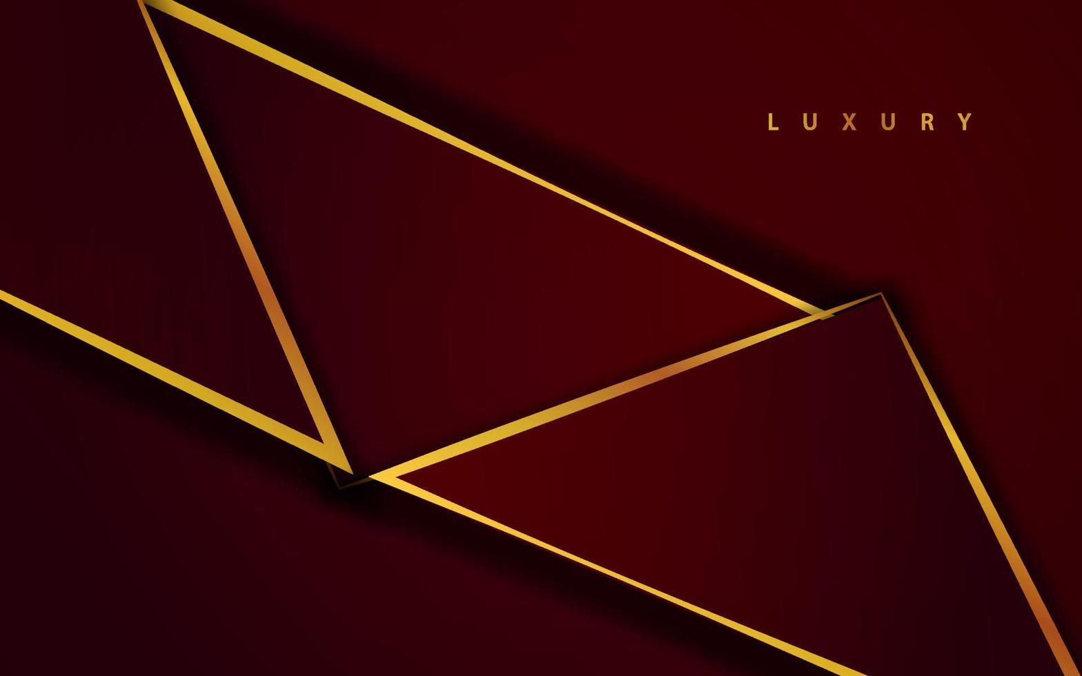 Abstract red luxury background vector