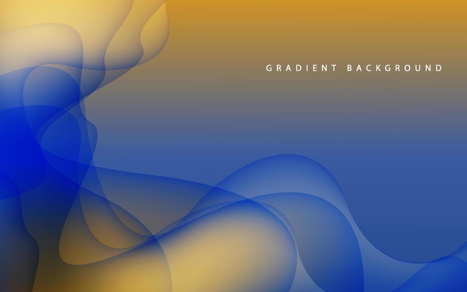 Abstract gradient fluid background vector