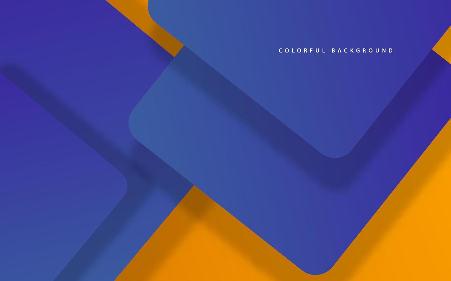 Abstract geomterict blue and yellow background vector 8865815 Vector