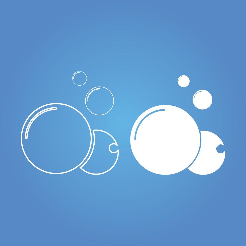 Bubble  icon vector