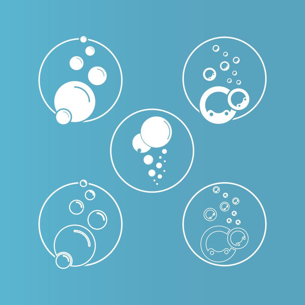 Bubble  icon vector
