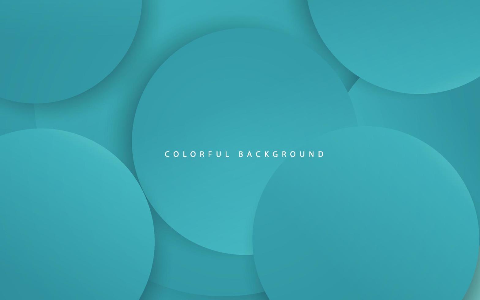 Abstract paper cyan color background vector