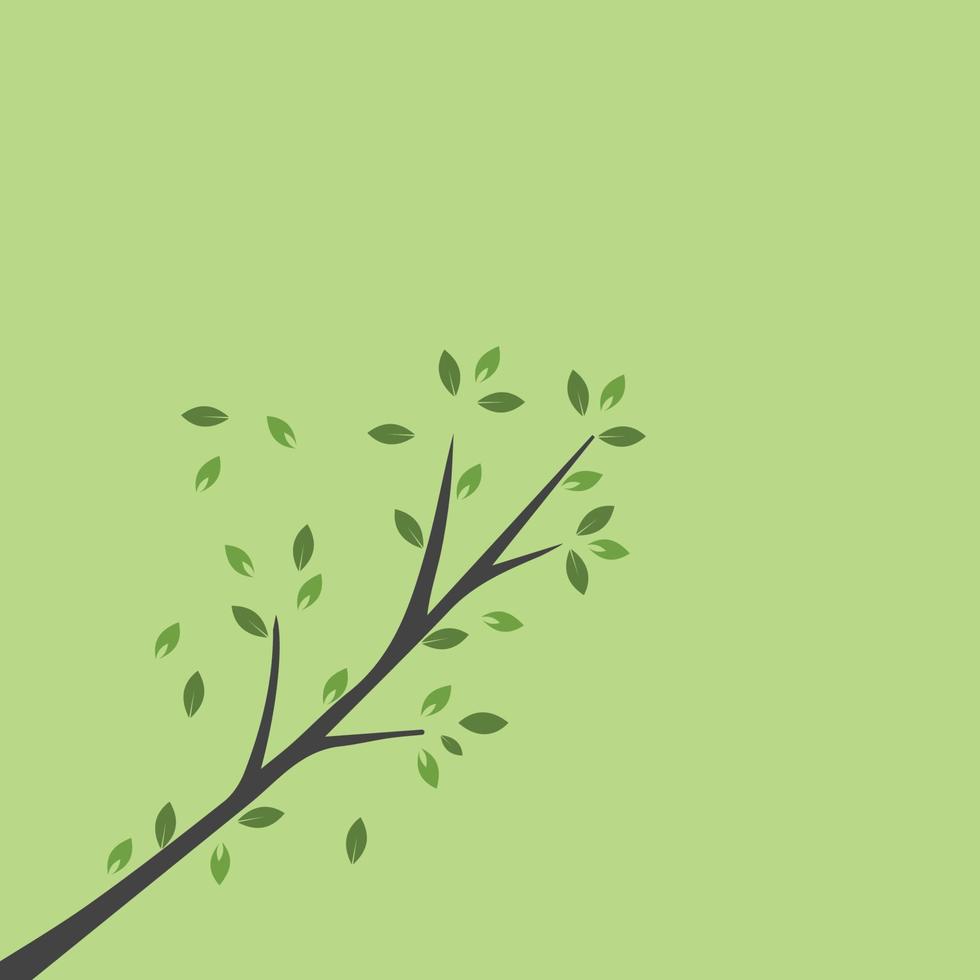 Vector branch , Hand drawn illustration of tree branch design template