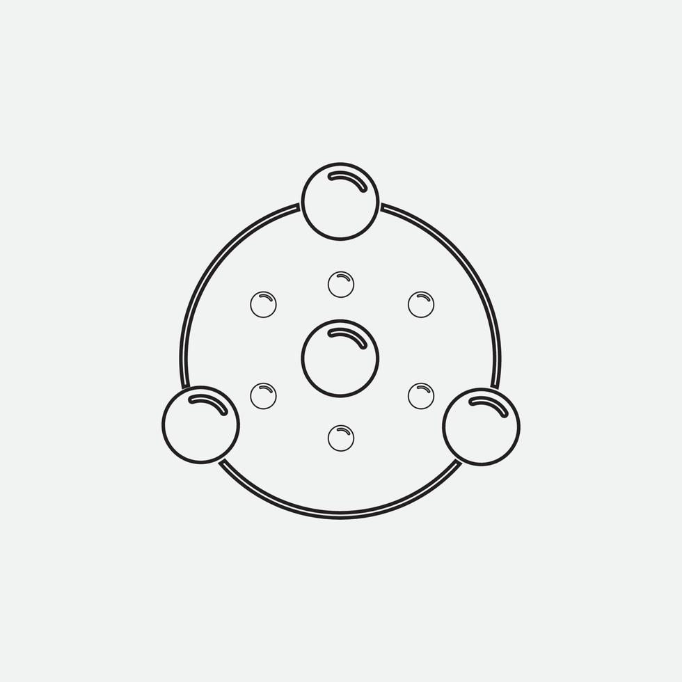 Bubble  icon vector