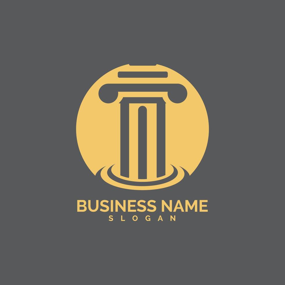 pillar Logo vector Template illustration design