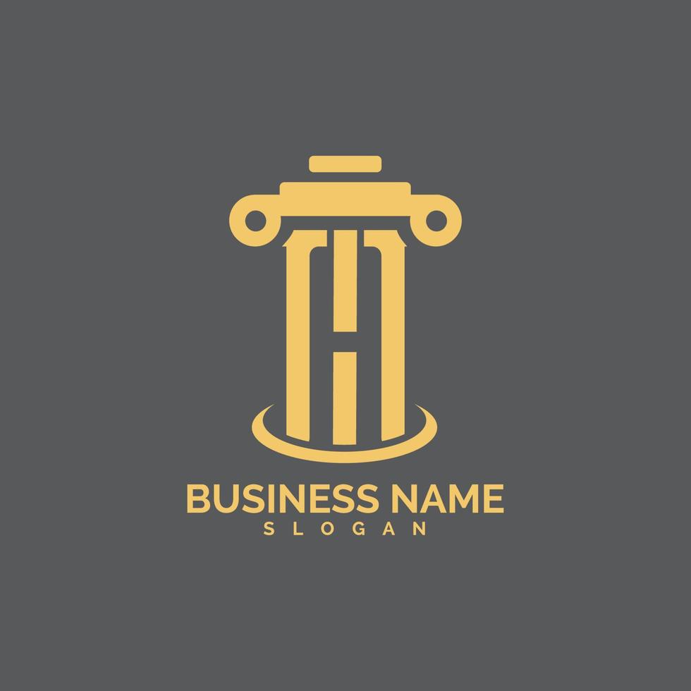 pillar Logo vector Template illustration design