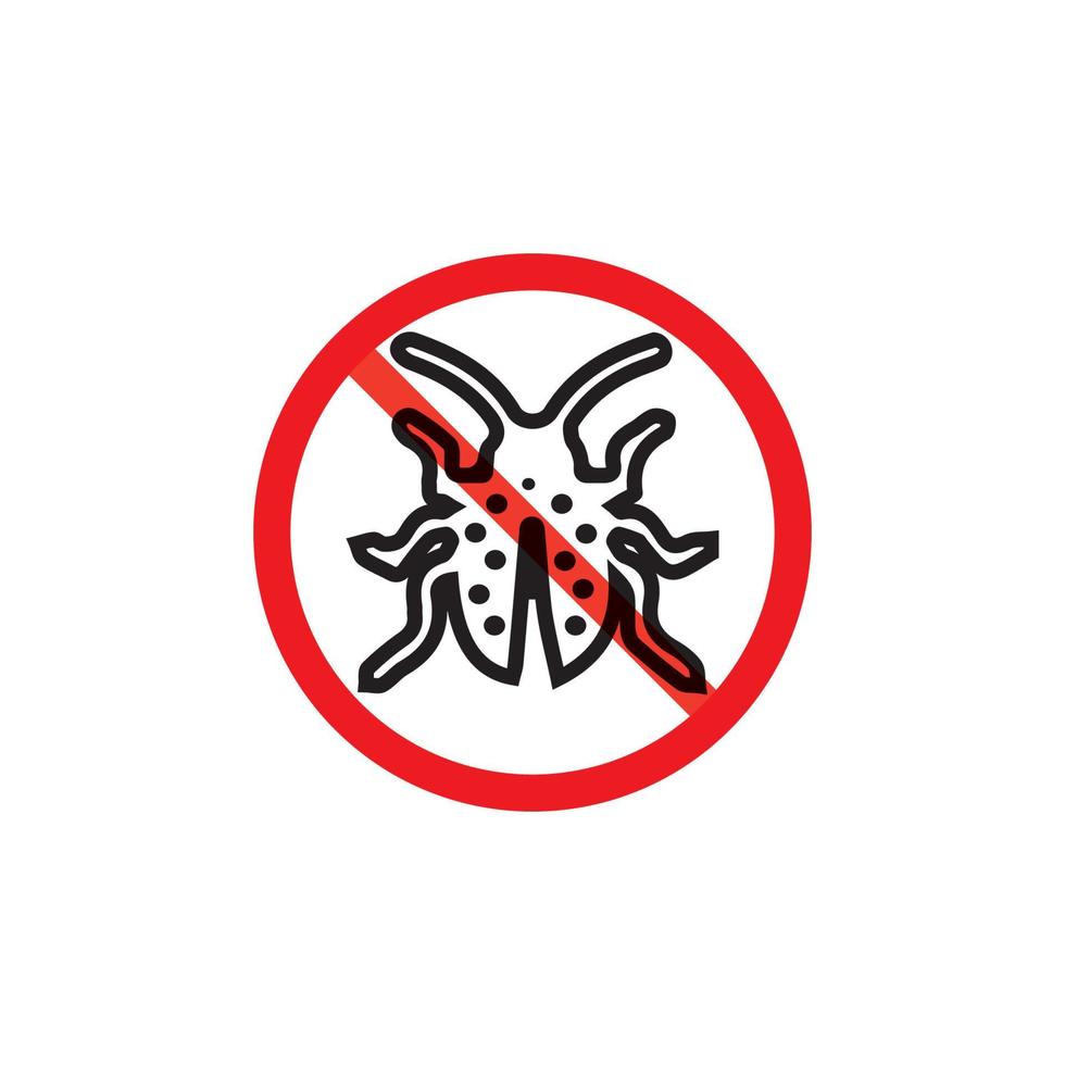 bug vector illustration icon design template