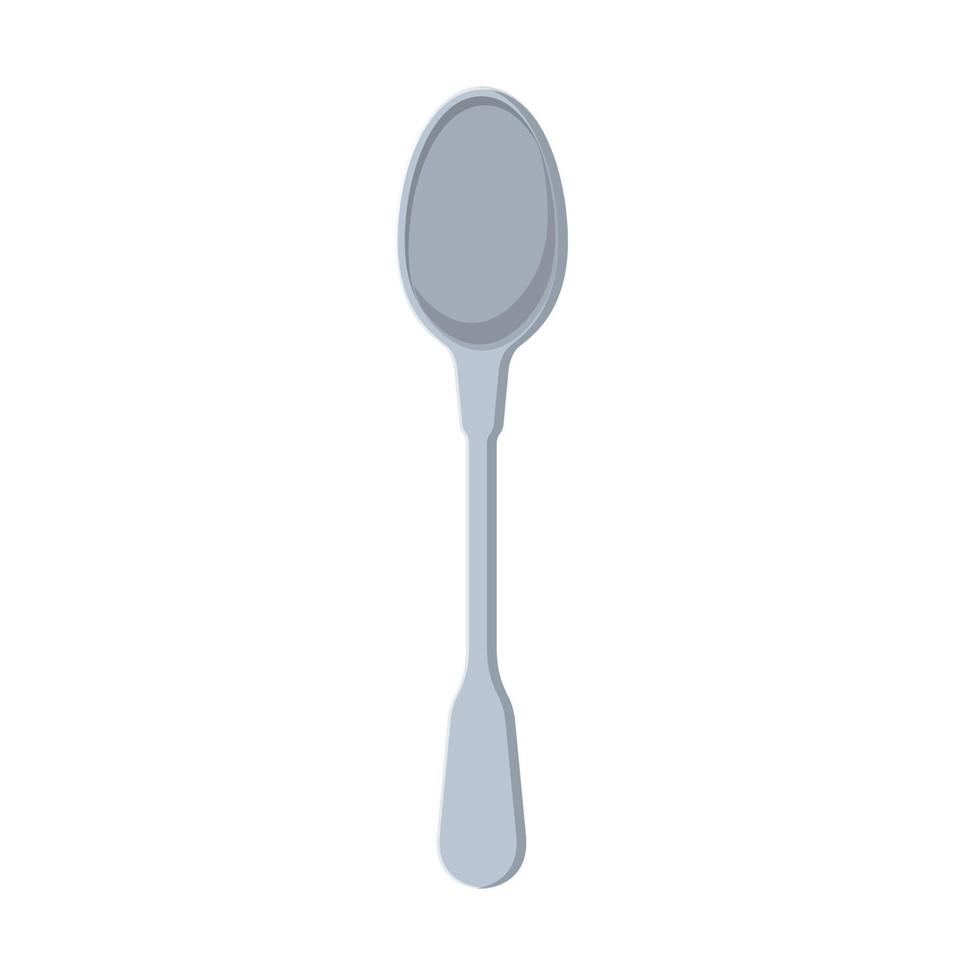 Spoon Flat Illustration. Clean Icon Design Element on Isolated White Background vector