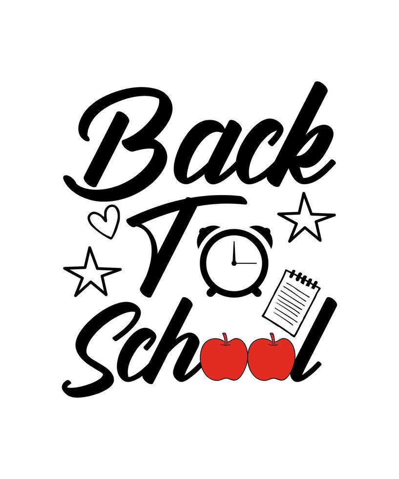 Back to School illustration vector