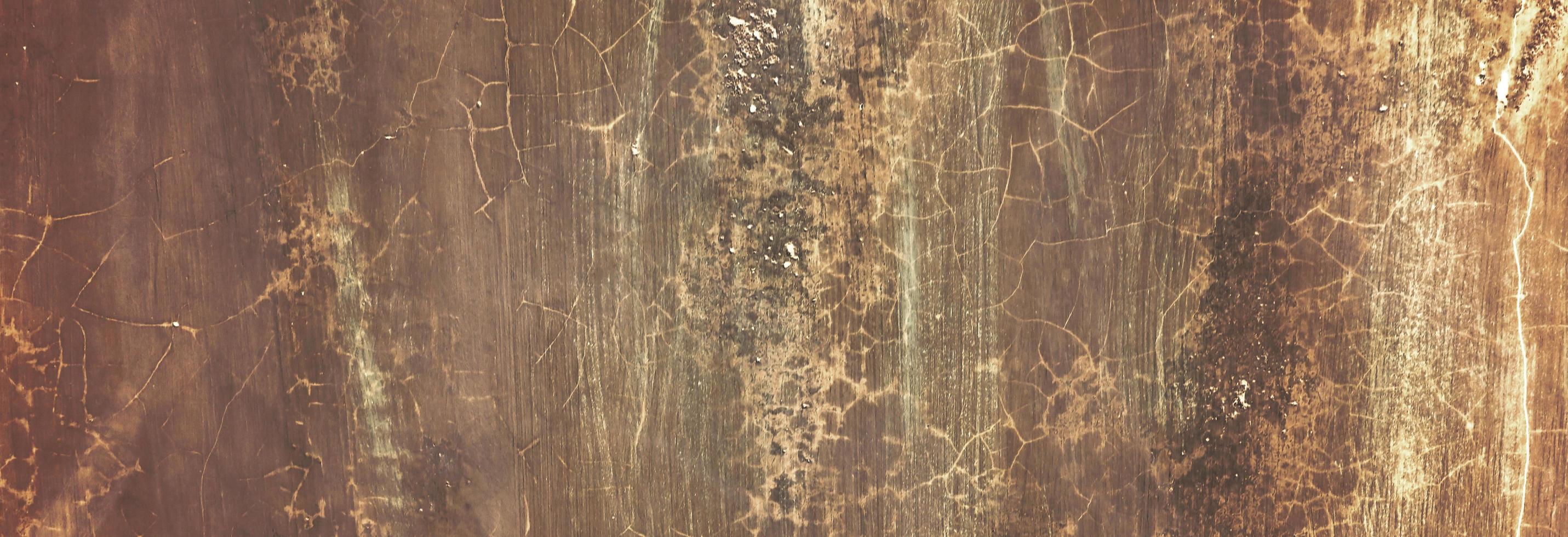 Old rusty wall, grungy background or texture. rusty texture, background, pattern, design, long banner. distressed surface background texture photo