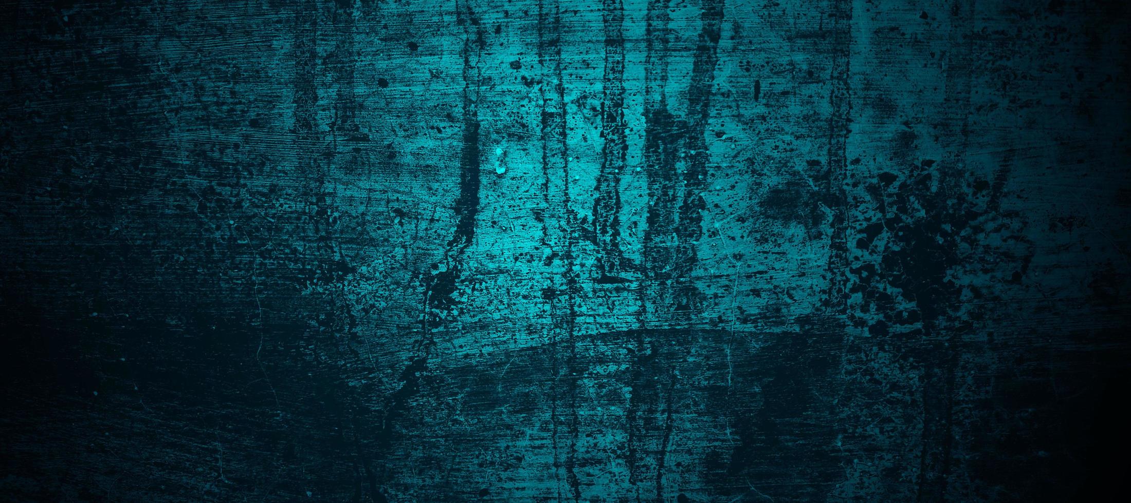 Dark blue wall halloween background concept. Scary background. Horror concrete cement texture for background. photo