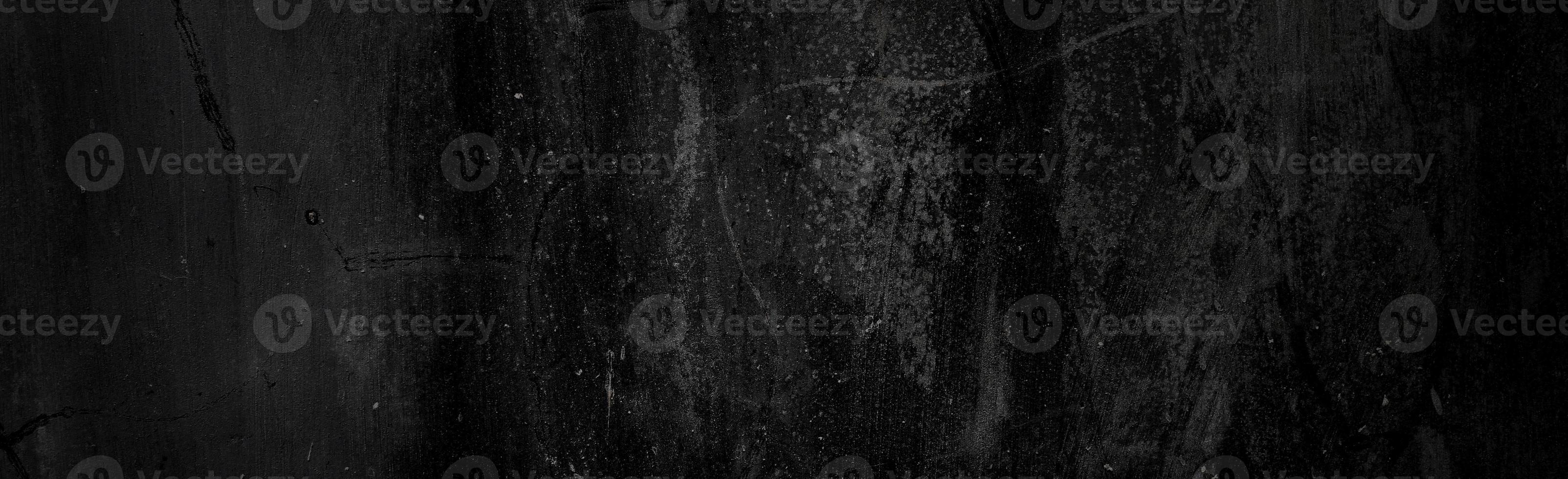 Black wall scary or dark gray rough grainy stone texture background. Black concrete for background. photo