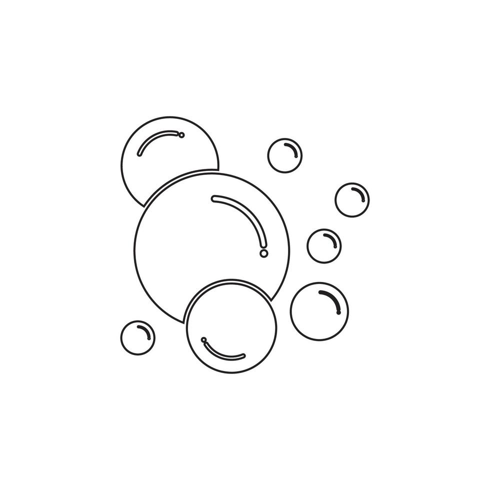 Bubble  icon vector
