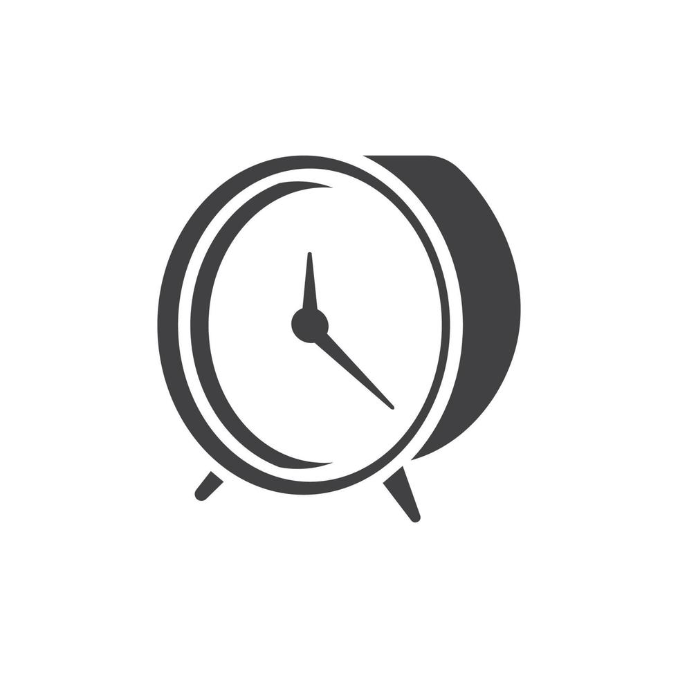 icono de vector de tiempo, plantilla de diseño de ilustración de vector de icono de 24 horas