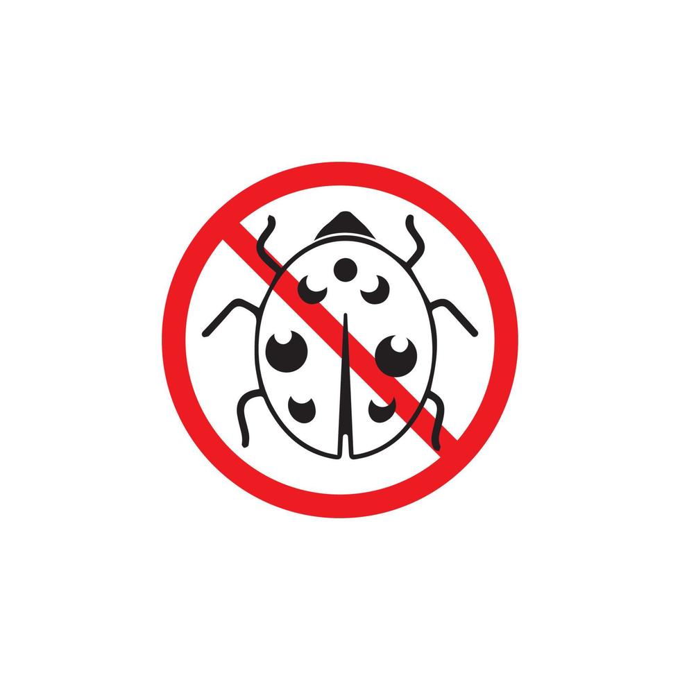 bug vector illustration icon design template