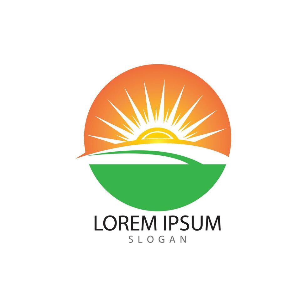Sun Vector illustration Icon Logo Template design