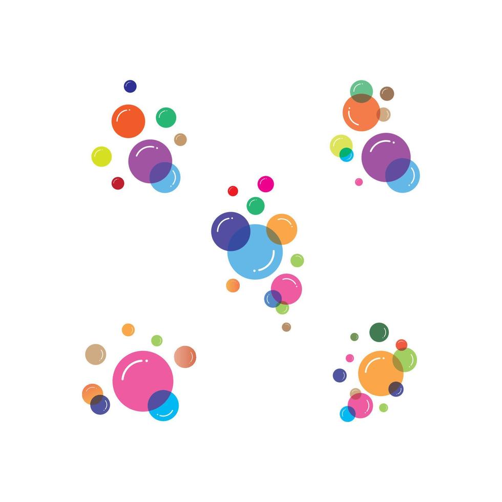 Bubble  icon vector