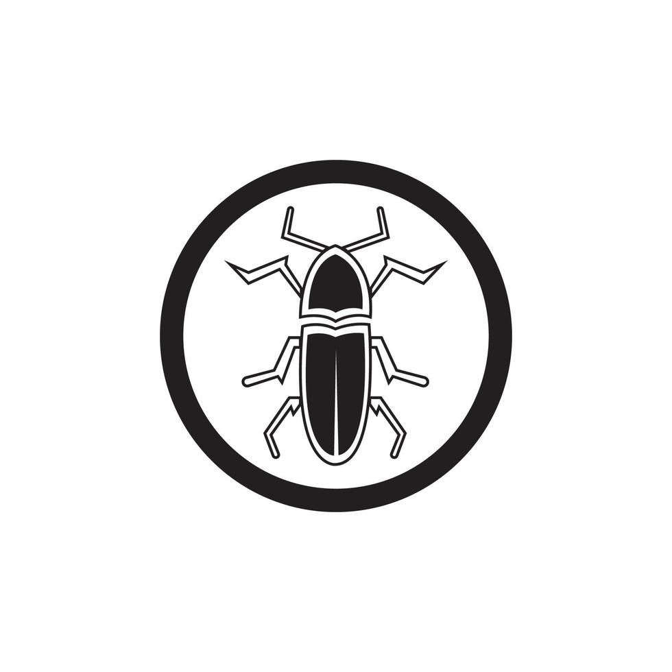bug vector illustration icon design template