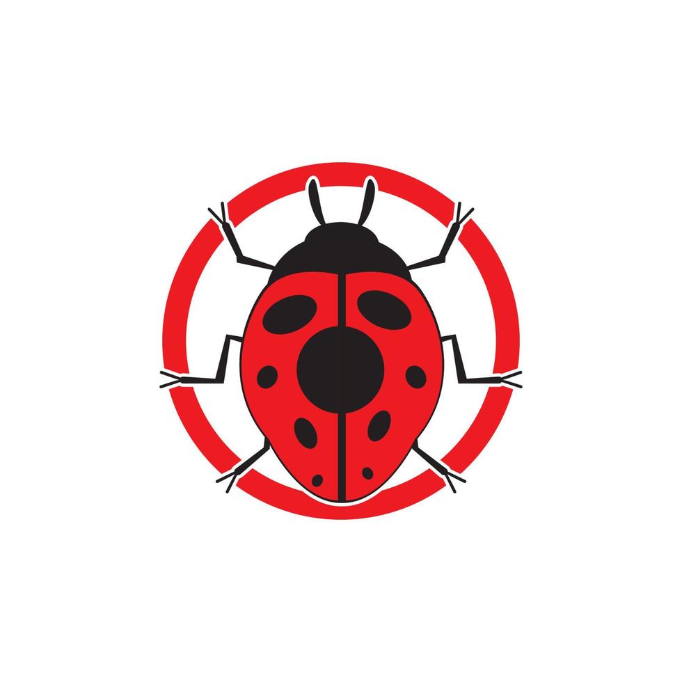 bug vector illustration icon design template