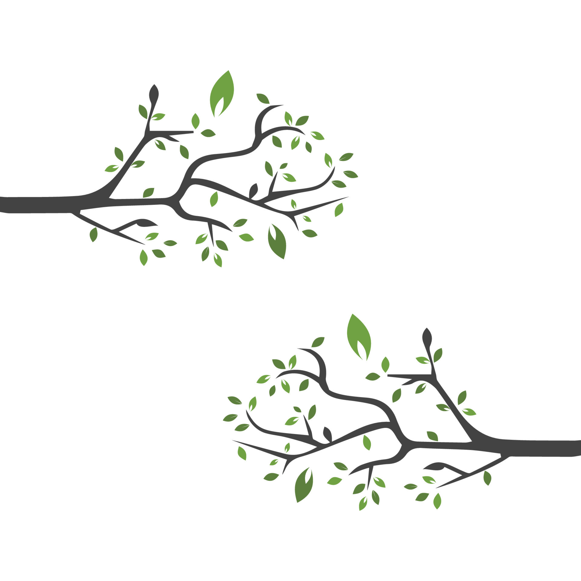 Vector branch , Hand drawn illustration of tree branch design template 8868823 Vector Art at