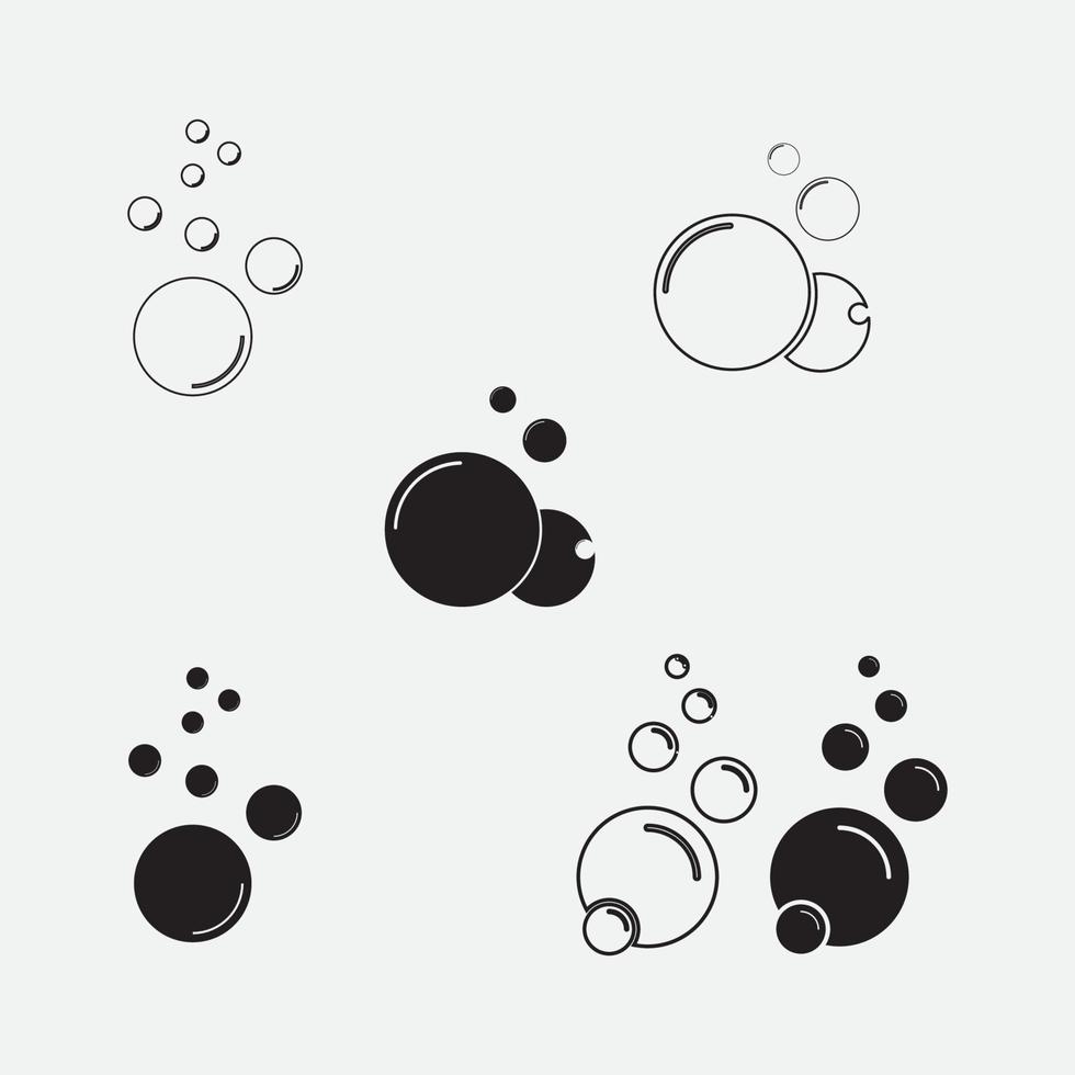 Bubble  icon vector