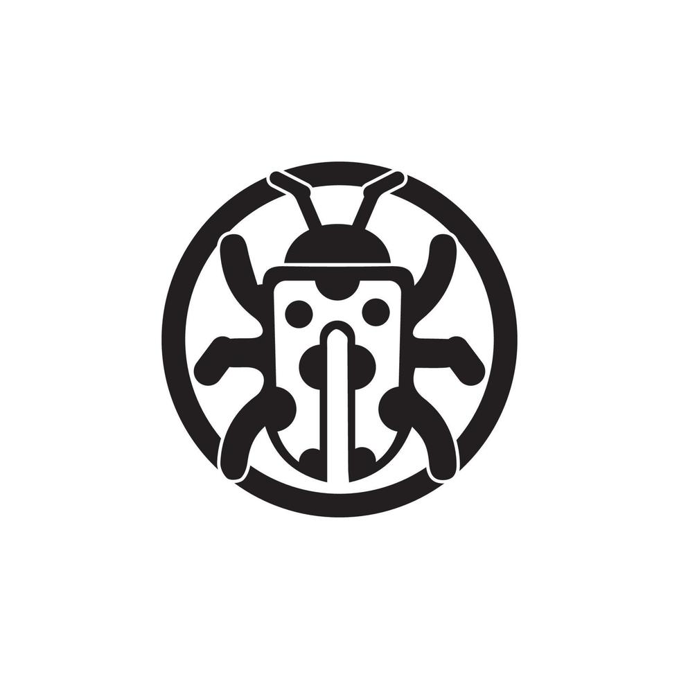 bug vector illustration icon design template