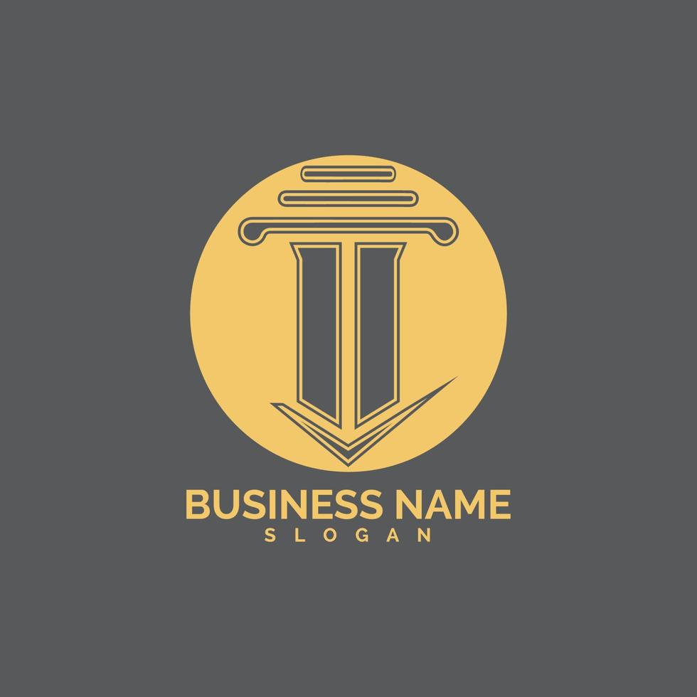 pillar Logo vector Template illustration design
