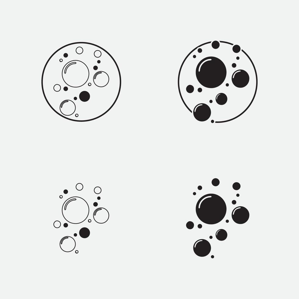 Bubble  icon vector