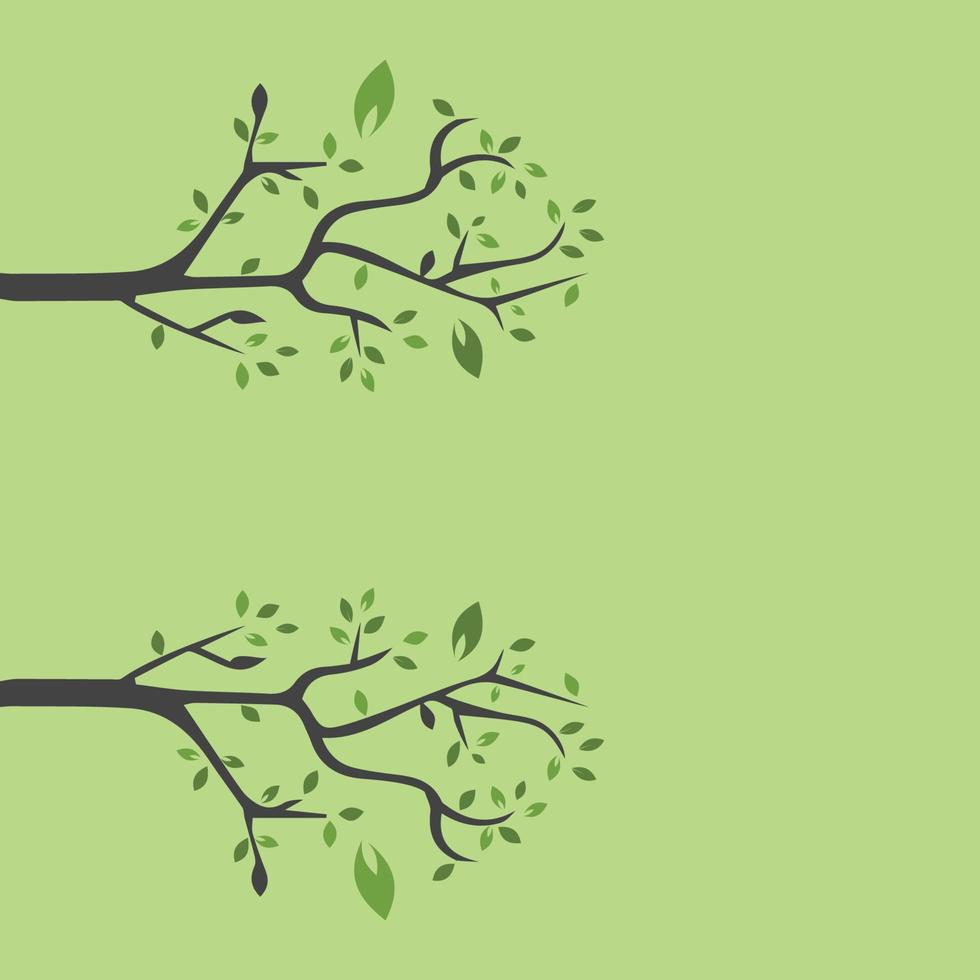 Vector branch , Hand drawn illustration of tree branch design template