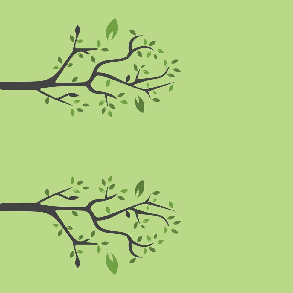 Vector branch , Hand drawn illustration of tree branch design template