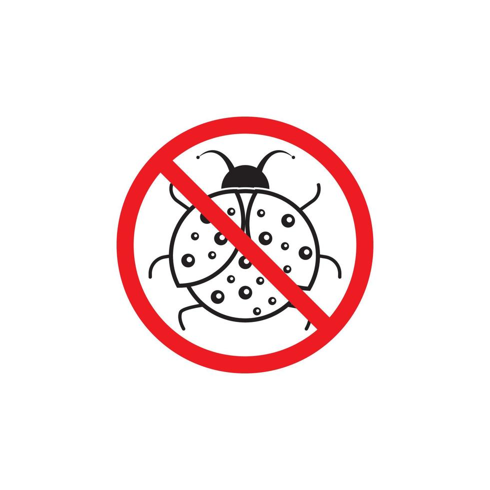 bug vector illustration icon design template