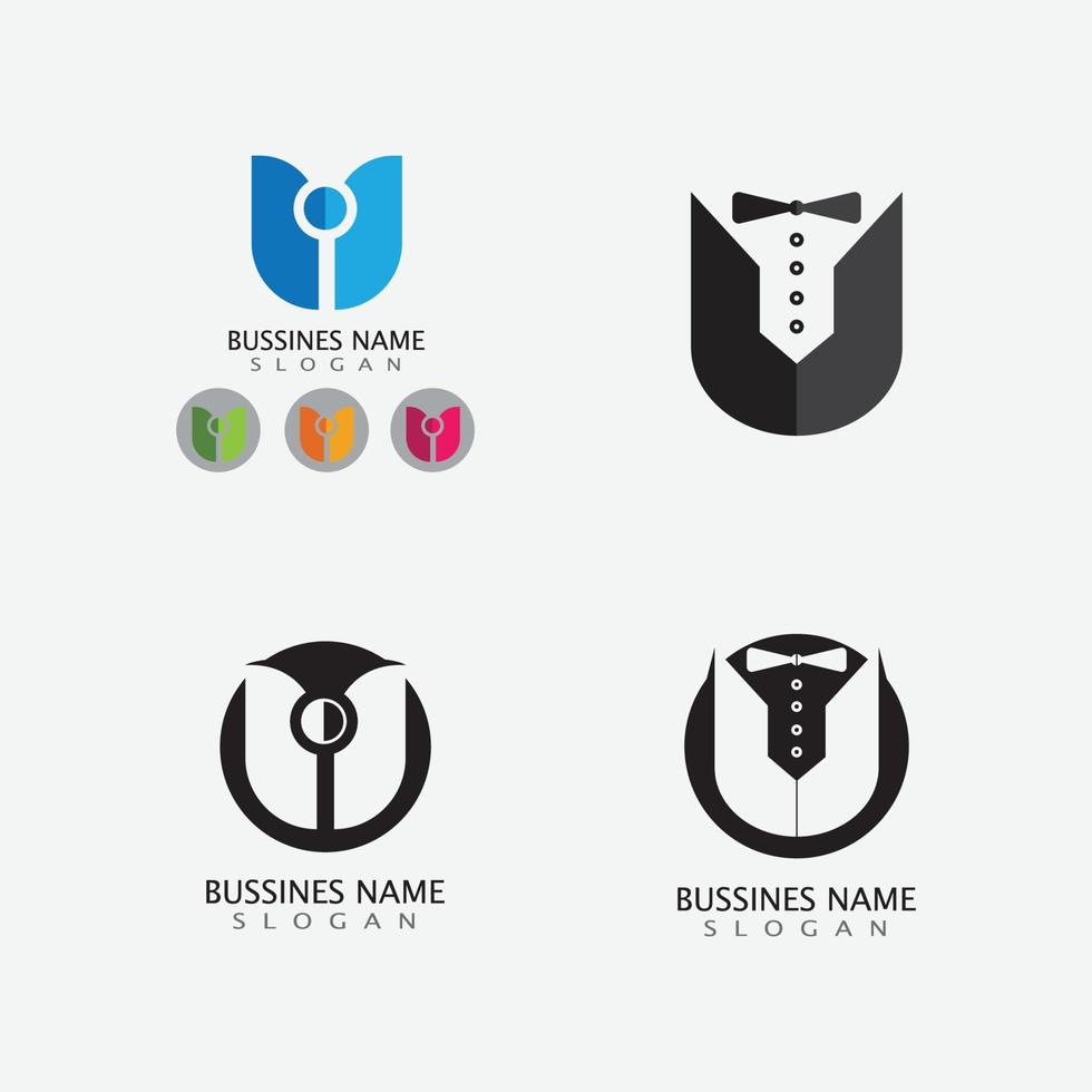 U Letter icon Template vector
