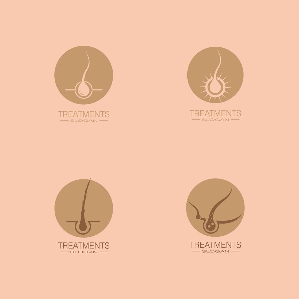 Hair treatments icon illustration vector